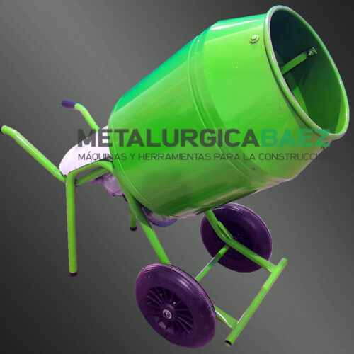 HORMIGONERA REFORZADA 155 LITROS MOTOR 1" HP. RUEDAS MACIZAS
