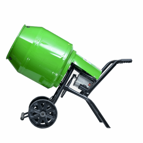 HORMIGONERA STANDARD 130 LITROS MOTOR 3/4" HP RUEDAS PVC