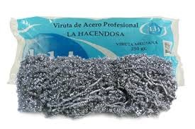 VIRUTA DE ACERO MEDIANA 250 GRM.